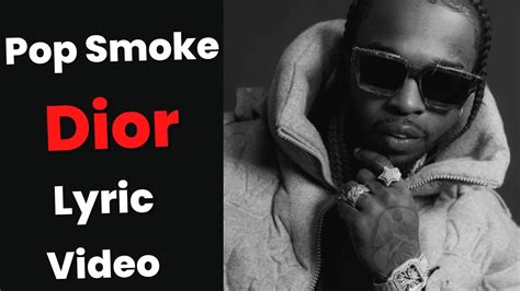 dior t-shirt pop smoke|pop smoke dior lyrics meaning.